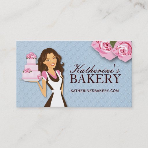 Customizable Cake Bakery Business Cards