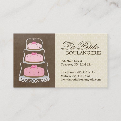 Cake Bakery Business Cards