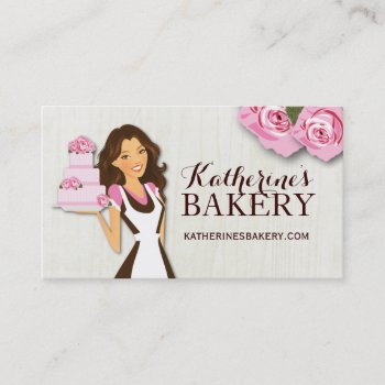 Cake Bakery Business Cards by colourfuldesigns at Zazzle