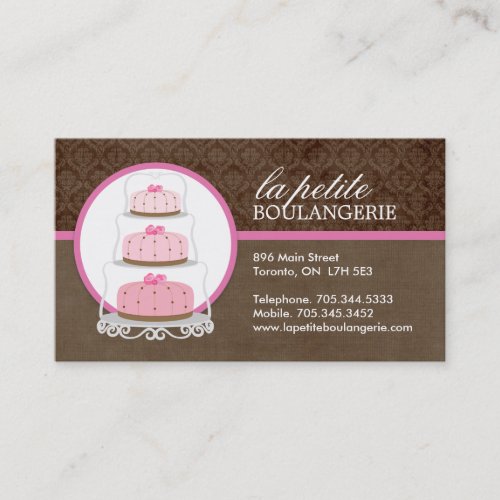 Cake Bakery Business Cards