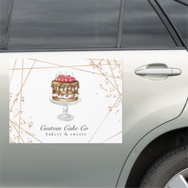 Cake / Bakery Car Magnet (In Situ)