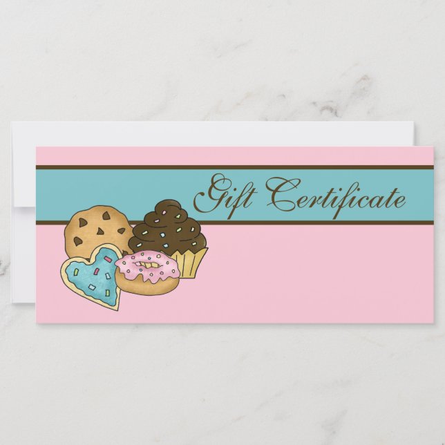 Cake Bakery Gift Certificate (Front)