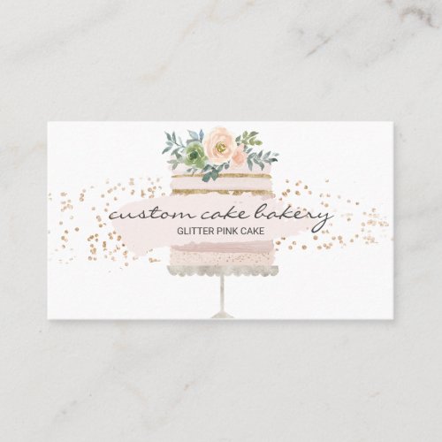 Cake Bakery Pastry Patisserie Business Card