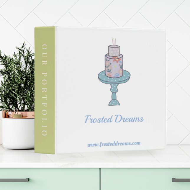 Cake Bakery Portfolio 3 Ring Binder (Creator Uploaded)