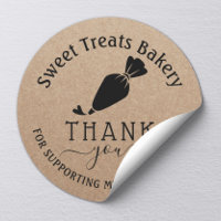 Cake Bakery Thank You For Your Order Rustic Kraft