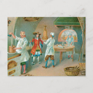 Cake Bakery Vintage Food Ad Art Postcard