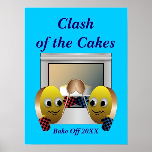 Cake Baking Contest Poster