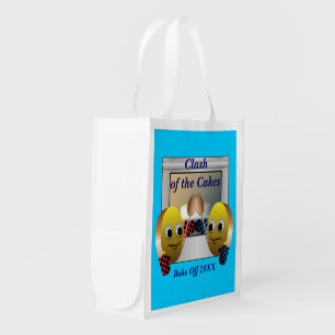 Cake Baking Contest Reusable Grocery Bag