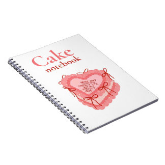 Cake Baking Journal for Favorite Recipes
