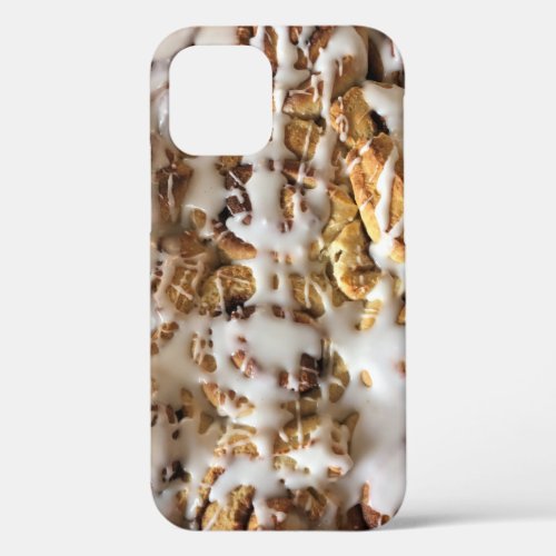 Cake  Baking Lovers White Icing Cinnamon Buns  iPhone 12 Case