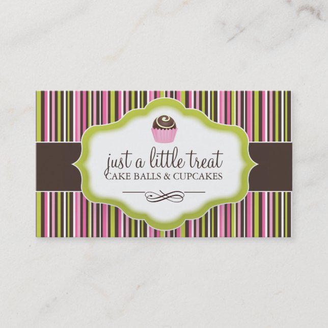 Cake Ball Business Cards (Front)
