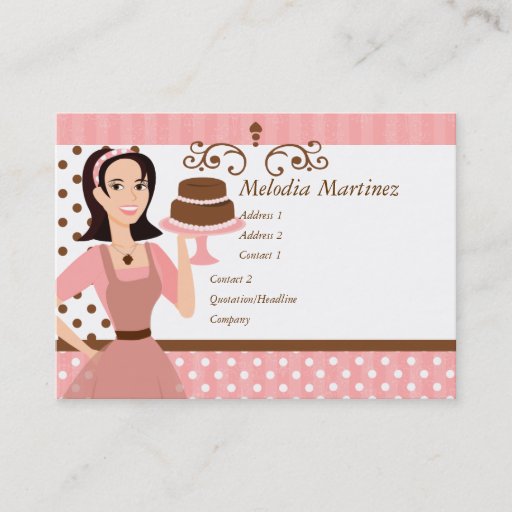 Customizable Cake Beauty Business Card Templates