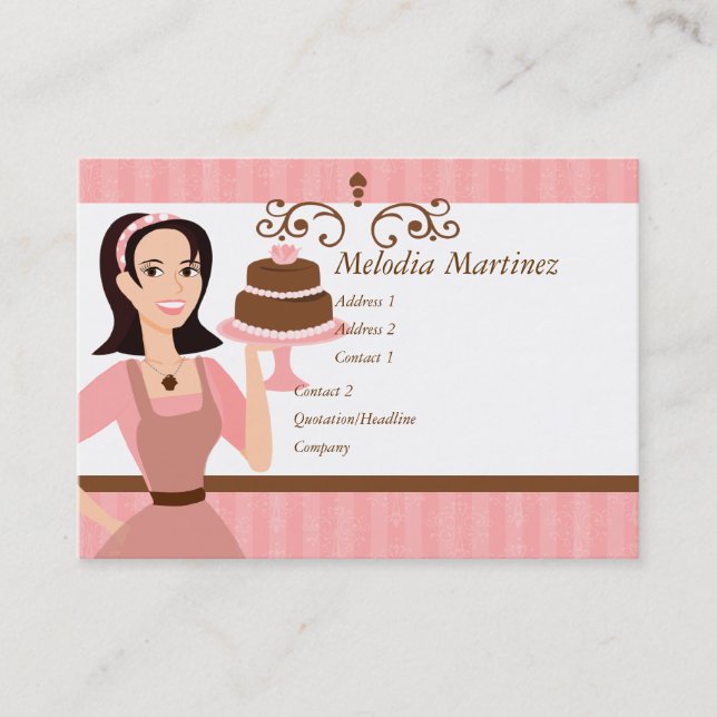 Cake Beauty Business Card (Front)