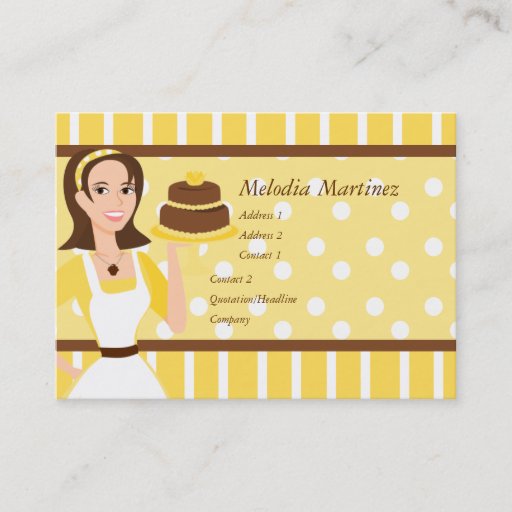 Customizable Cake Beauty Business Card Templates