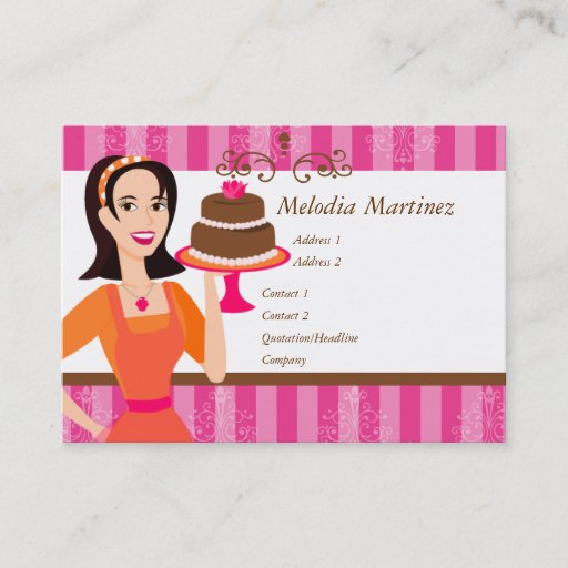Customizable Cake Beauty Business Card Templates