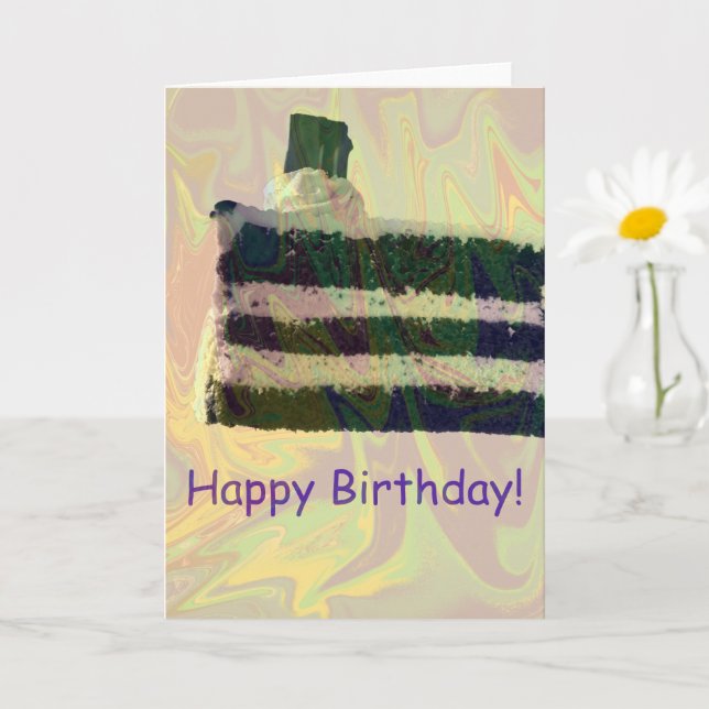 Cake Birthday Card (Small Plant)