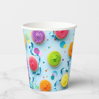 Cake Birthday Paper Cup
