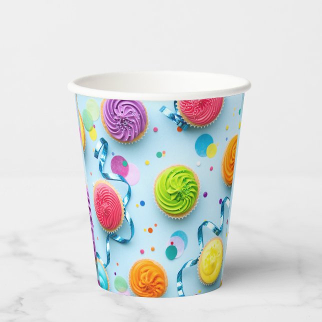 Cake Birthday Paper Cup (Front)