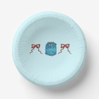 Cake & Bows Paper Bows Bowls