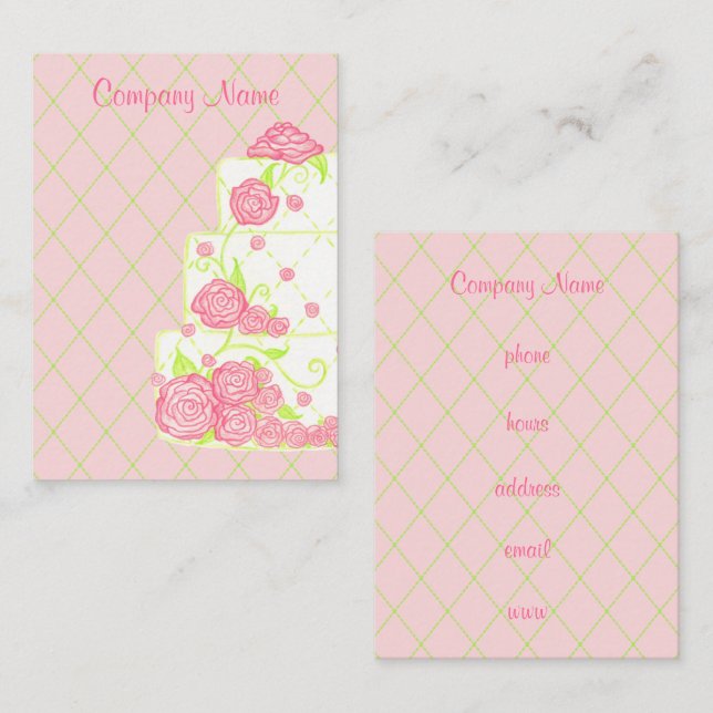 Cake Business Cards (Front/Back)