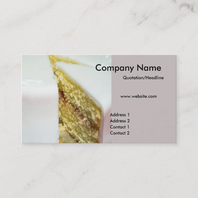 Cake Business Cards (Front)