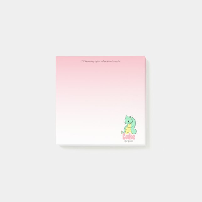 Cake (Cat + Snake) Notes (Front)
