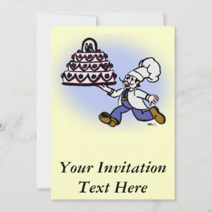 Cake Chef Invitation