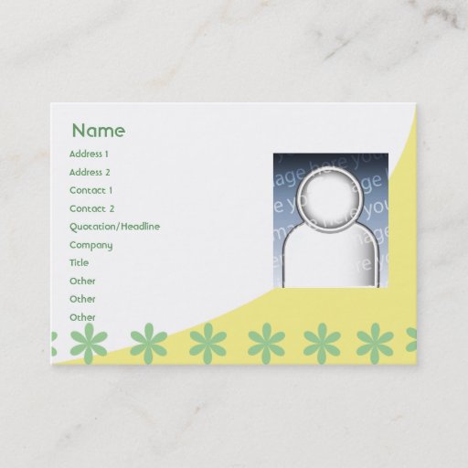 Customizable Cake - Chubby Business Card Templates
