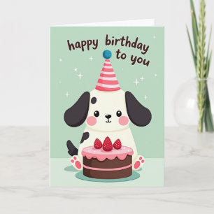 Cake Creature Birthday Card