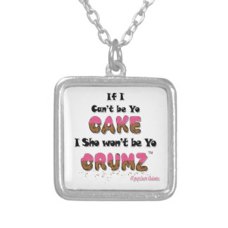 Cake Crumz Silver Plated Necklace