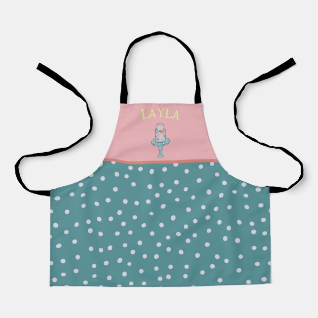 Cake Decorating Bake Off Kids Apron (Front)
