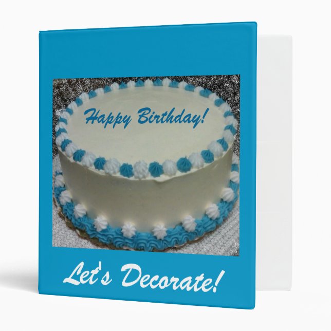 Cake Decorating/Baking Binder (Front/Inside)