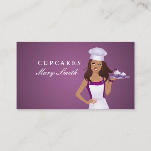 Baker Business Card Brunette Style