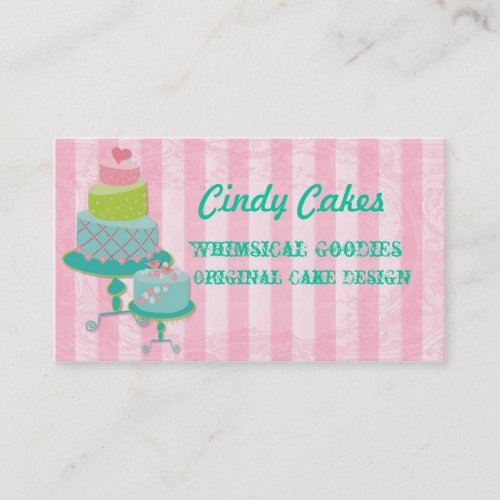 Cake Design Business Card