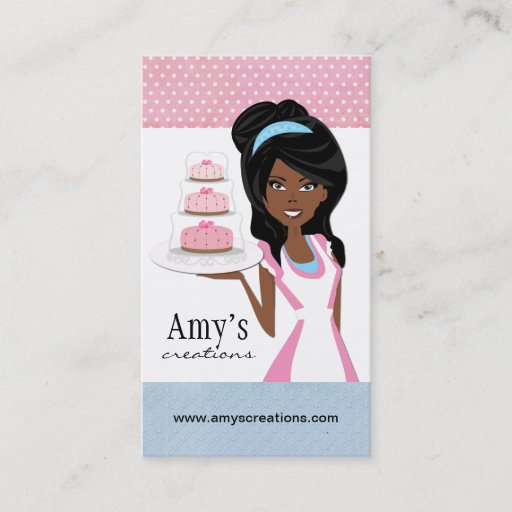Customizable Cake Designer Business Card
