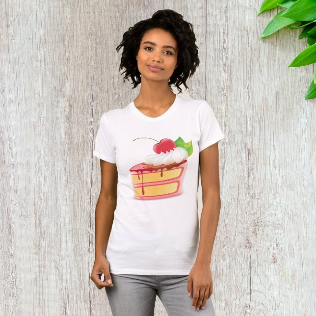 Cake Dessert Womens T-Shirt (Creator Uploaded)