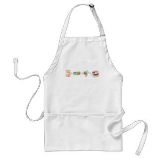 Cake Equation Adult Apron