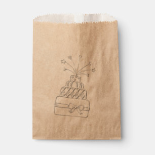 Cake Favor Bag