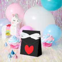 Cake Favor Boxes Black
