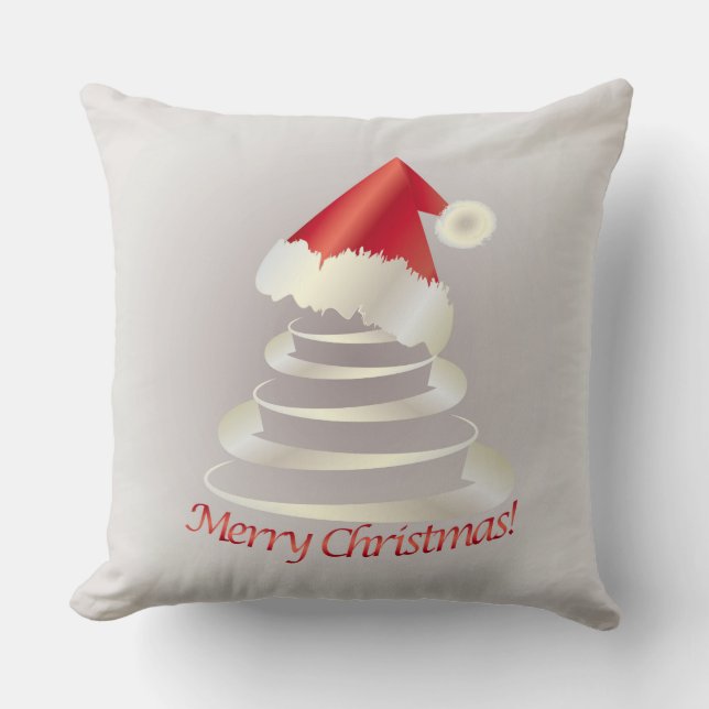 Cake for Santa Throw Pillow (Front)