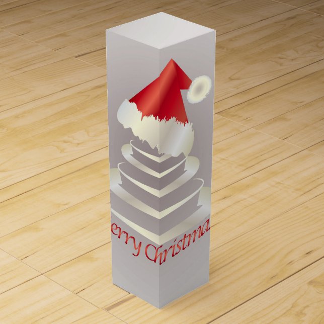 Cake for Santa Wine Box (Front)