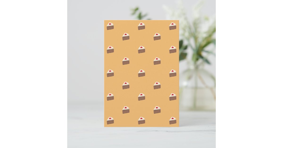 Cake Grid Birthday Card Zazzle