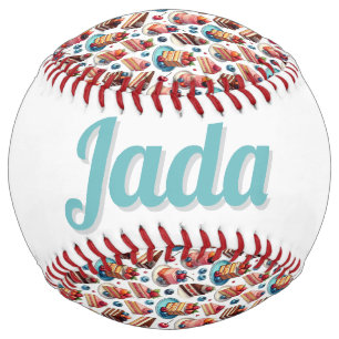 Cake in Your Face (personalize) Softball
