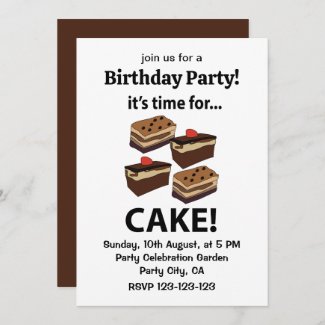 Cake It's Time For Cake Birthday