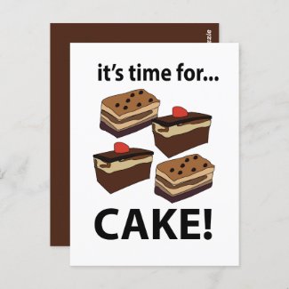 Cake It's Time For Cake