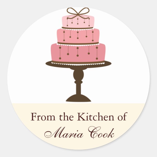 Cake Kitchen Label (Front)