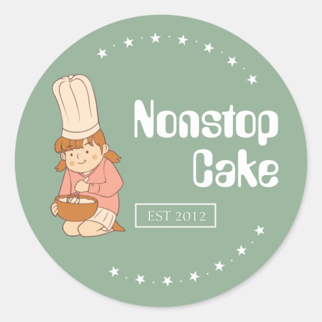 Cake Labels, Bakery Labels, Yoghurt Labels (Front)