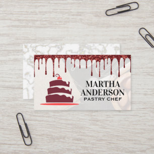 Cake Logo   Baking Ingredients   Icing Business Card