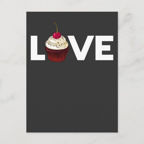 Cake Love Baker Pastry Chef Cupcake Quote Postcard