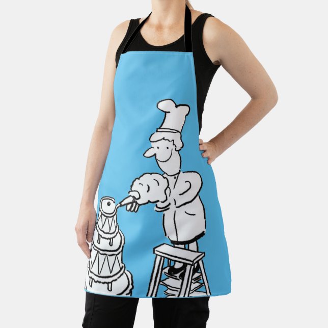 Cake Maker Decorating Giant Cake Apron (Insitu)
